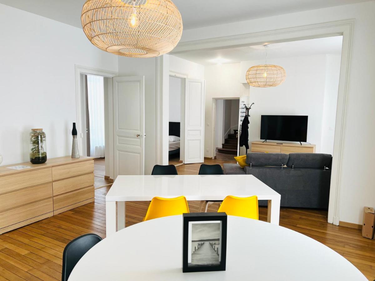 Chic Appartement Type 4 / Parking Prive 랭스 외부 사진